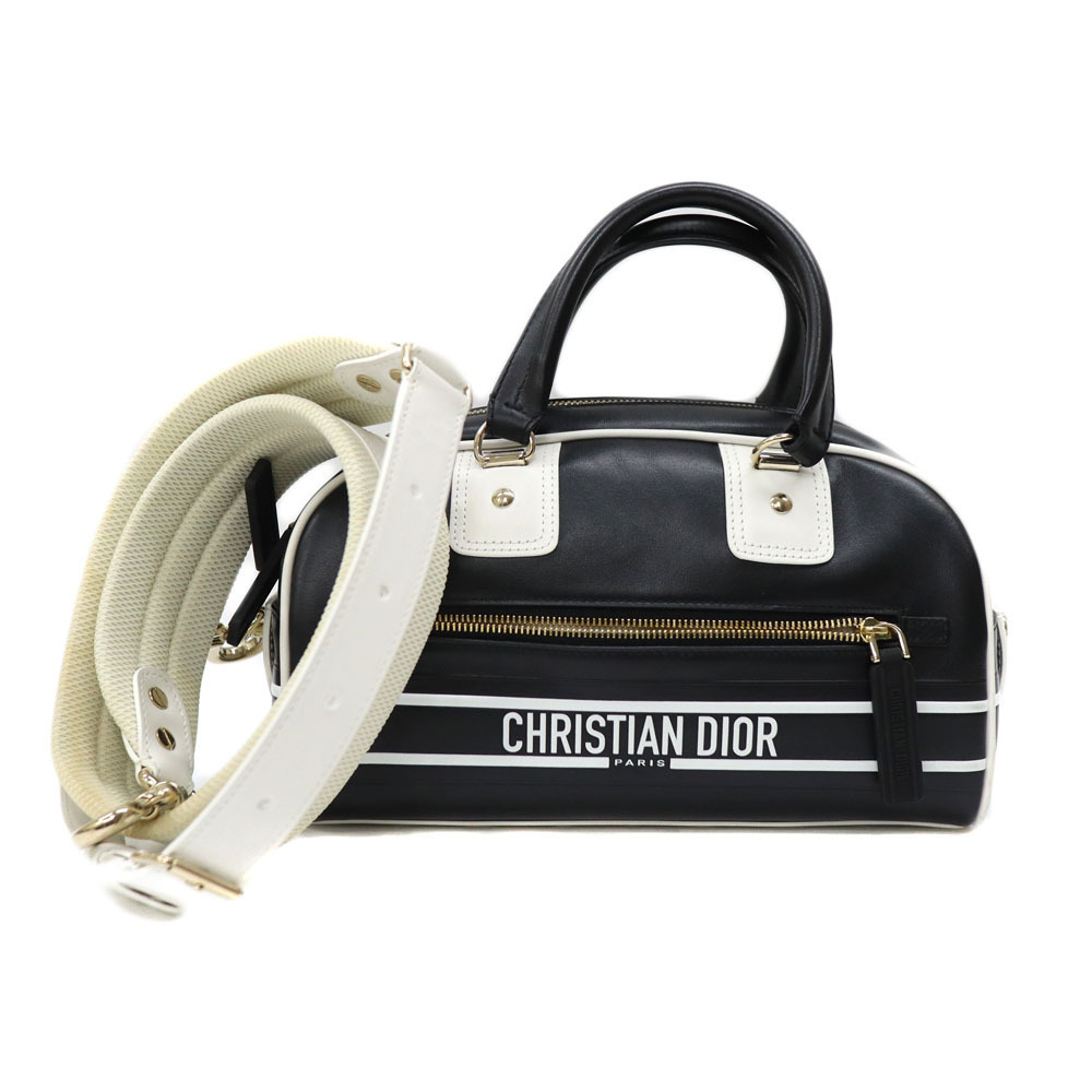Dior Vibe Bowling Bag Black White